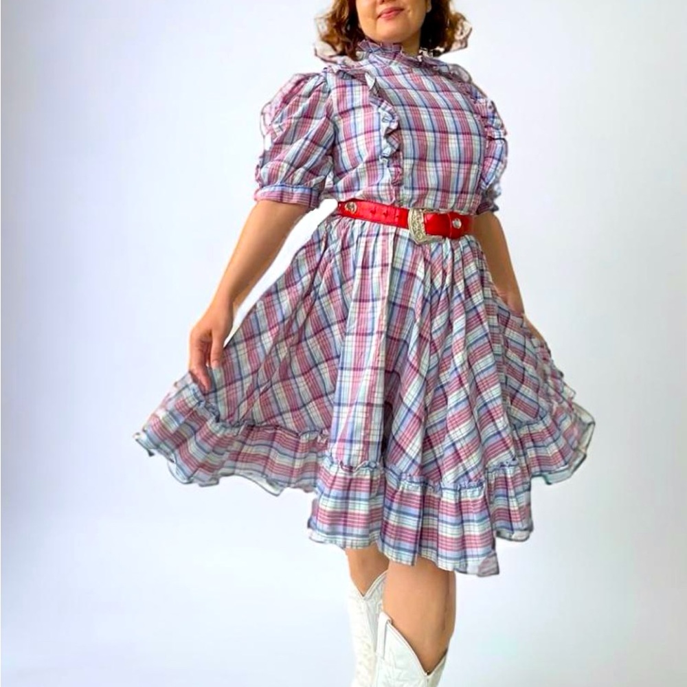 Vintage square dancing set